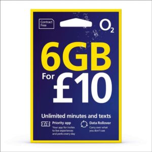 O2 Big Bundle Pay As You Go £10 SIM