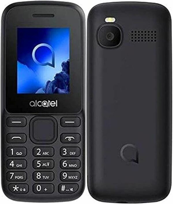 Alcatel 1067F Mobile Phone, New, Unlocked 4MB RAM 2G Dual SIM 1.8in Black